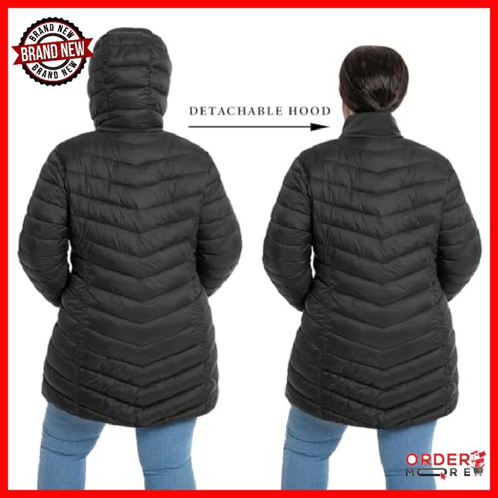Plus Size Packable Puffer Jacket Lightweight Wint… - image 4